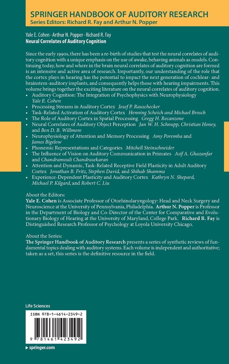 Weitere Ansicht: Neural Correlates of Auditory Cognition