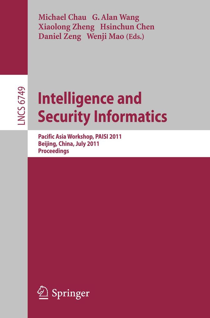 Produktbild: Intelligence and Security Informatics