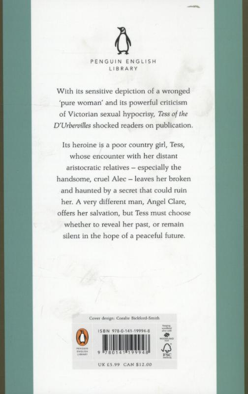 Weitere Ansicht: Tess of the D'Urbervilles | Thomas Hardy