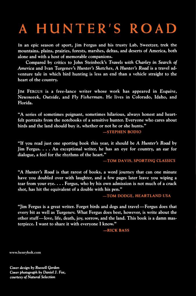 Weitere Ansicht: A Hunter's Road | Jim Fergus