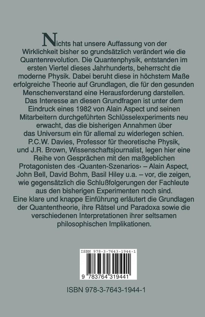 Weitere Ansicht: Der Geist im Atom | Davies