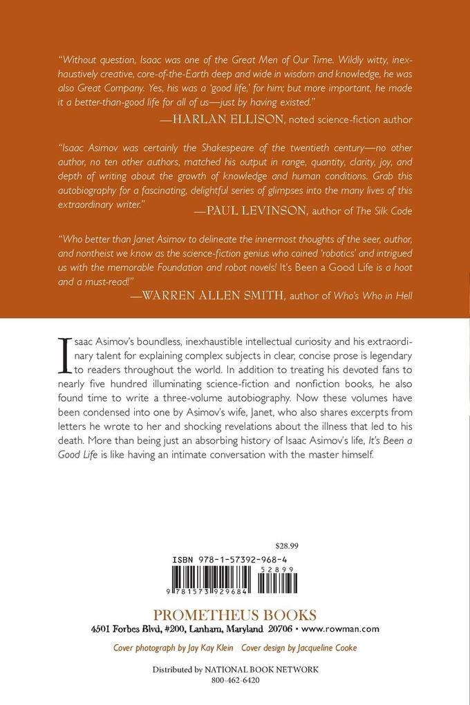 Weitere Ansicht: It's Been a Good Life | Isaac Asimov