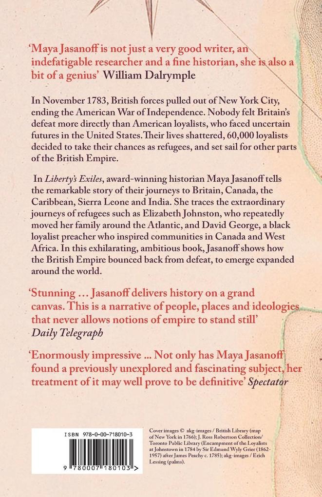Weitere Ansicht: Liberty's Exiles | Maya Jasanoff