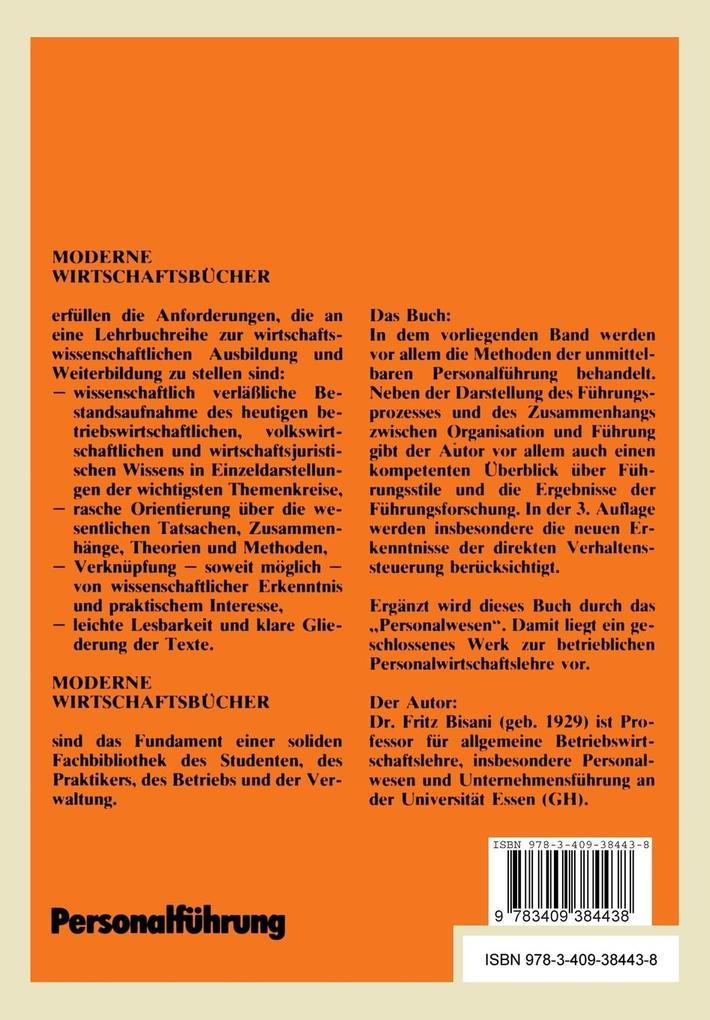 Weitere Ansicht: Personalführung | Fritz Bisani