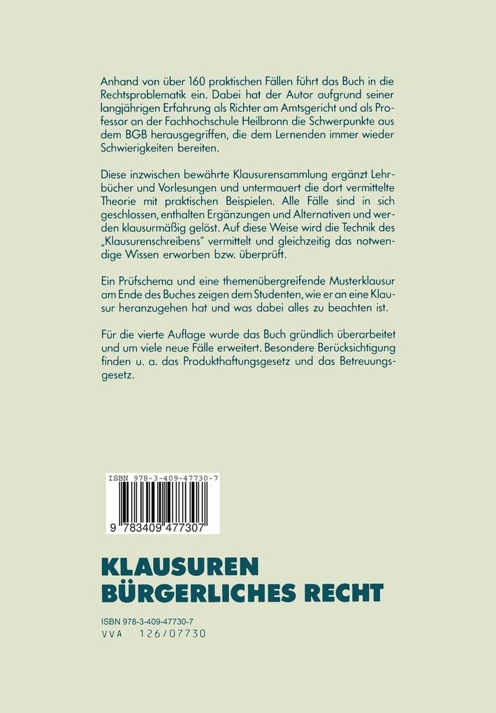 Weitere Ansicht: Klausuren Bürgerliches Recht