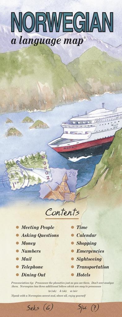 Produktbild: Norwegian a Language Map | Kristine K. Kershul
