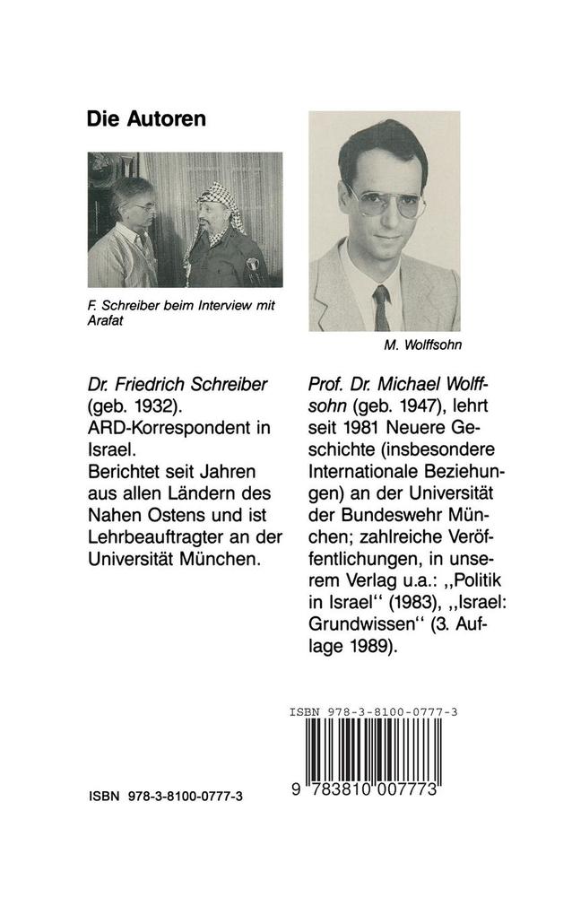 Weitere Ansicht: Nahost | Friedrich Schreiber, Michael Wolffsohn