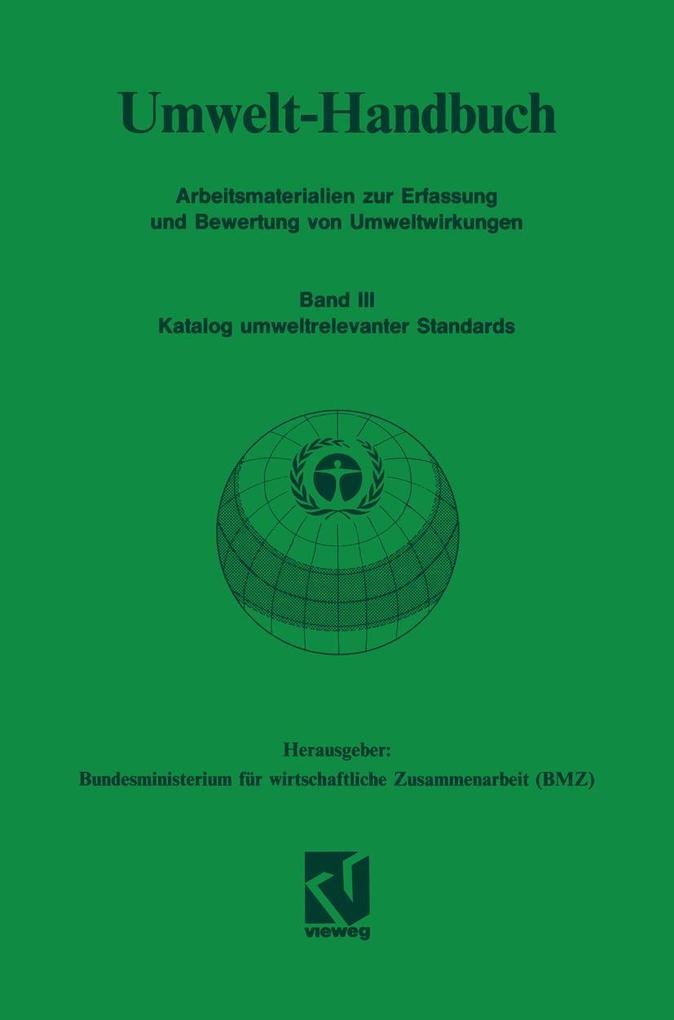 Produktbild: Katalog umweltrelevanter Standards | Bundesministerium für wirtschaftliche Zusammenarbeit (BMZ)