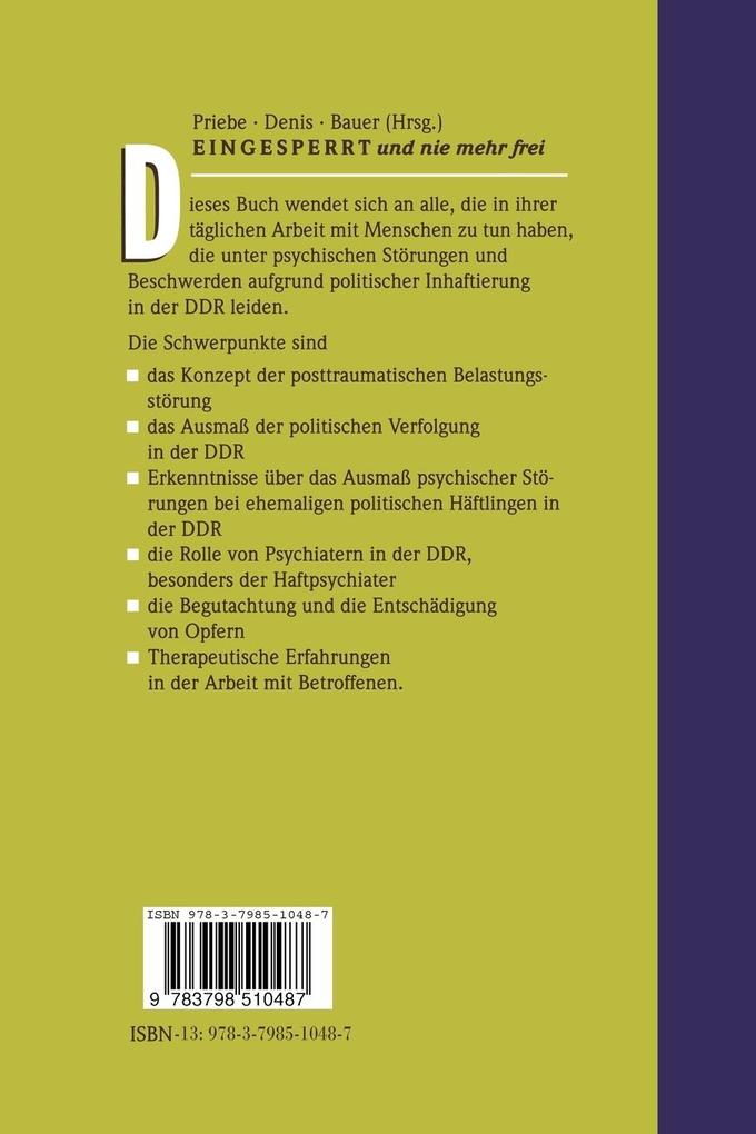 Weitere Ansicht: Eingesperrt und nie mehr frei | Stefan Priebe, Doris Denis, Michael Bauer