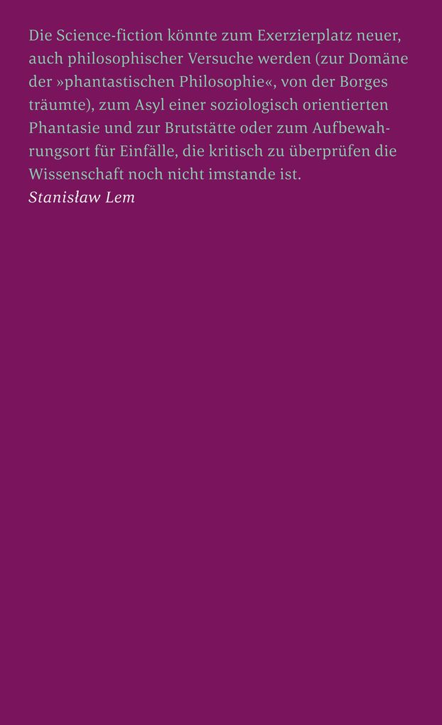 Weitere Ansicht: Phantastik und Futurologie. 2. Teil | Stanisaw Lem, Stanislaw Lem