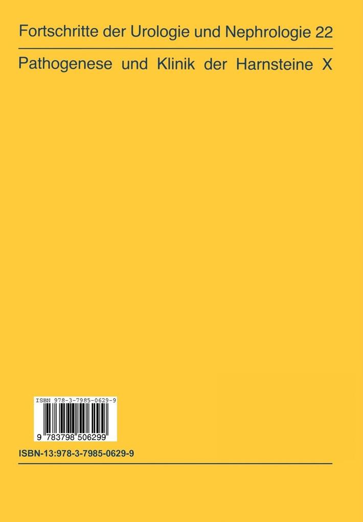 Weitere Ansicht: Pathogenese und Klinik der Harnsteine X