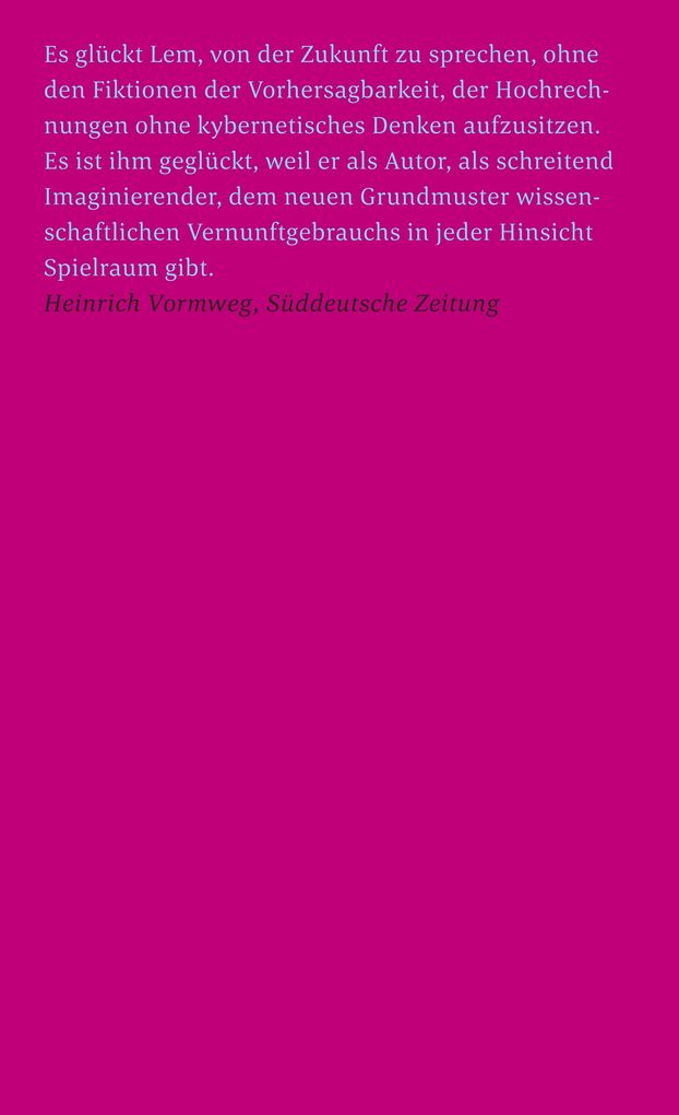 Weitere Ansicht: Phantastik und Futurologie. 1. Teil | Stanisaw Lem, Stanislaw Lem