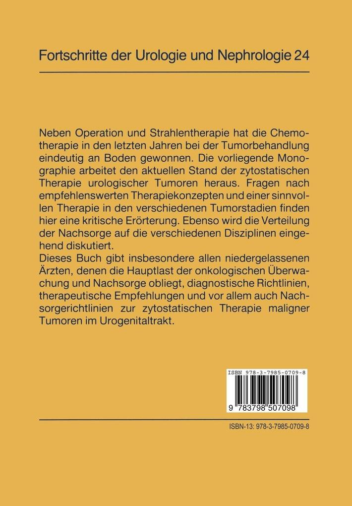 Weitere Ansicht: Zytostatische Therapie urologischer Tumoren | Otto Hallwachs