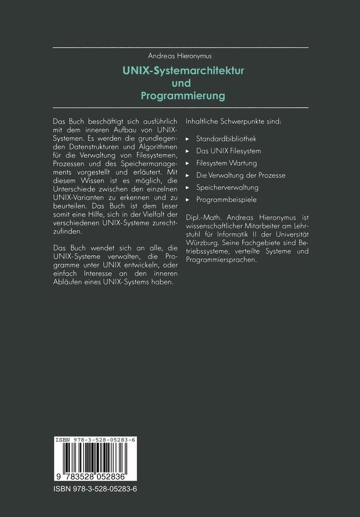 Weitere Ansicht: Unix | Andreas Hieronymus