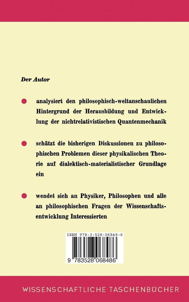 Weitere Ansicht: Quantenmechanik und Philosophie | Ulrich Röseberg