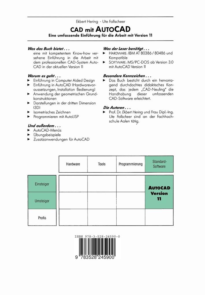 Weitere Ansicht: CAD mit AutoCAD | Ekbert Hering