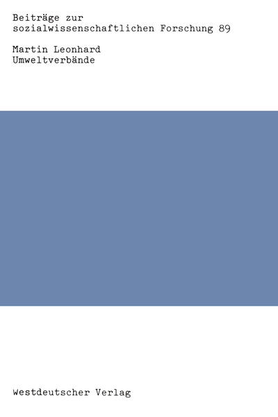 Produktbild: Umweltverbände | Martin Leonhard