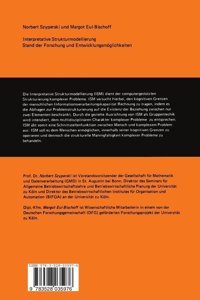 Weitere Ansicht: Interpretative Strukturmodellierung (ISM) | Norbert Szyperski
