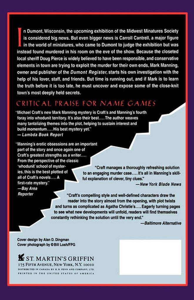 Weitere Ansicht: Name Games | Michael Craft