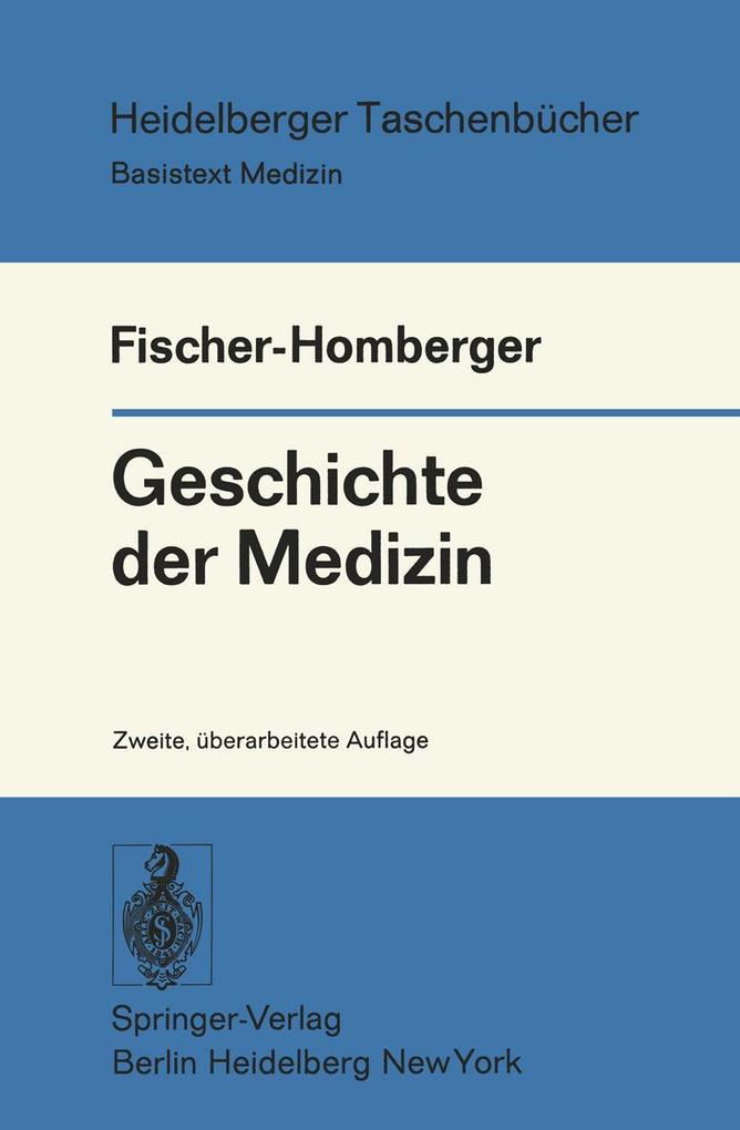 Produktbild: Geschichte der Medizin | Esther Fischer-Homberger