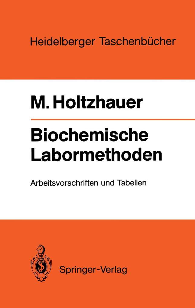 Produktbild: Biochemische Labormethoden | Martin Holtzhauer