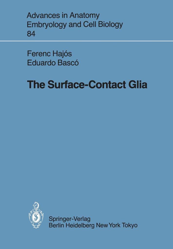 Produktbild: The Surface-Contact Glia | E. Basco, F. Hajos