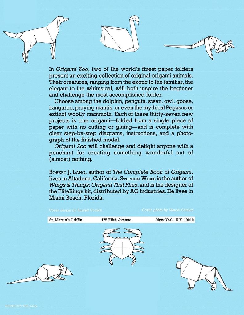 Weitere Ansicht: Origami Zoo | Robert J. Lang