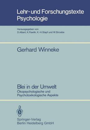 Weitere Ansicht: Blei in der Umwelt | Gerhard Winneke