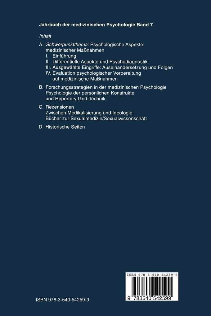 Weitere Ansicht: Psychologische Aspekte medizinischer Maßnahmen | Elmar Brähler, Lothar R. Schmidt