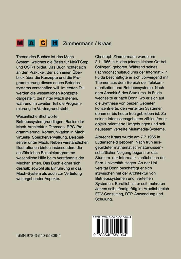 Weitere Ansicht: Mach | Albrecht W. Kraas, Christoph Zimmermann