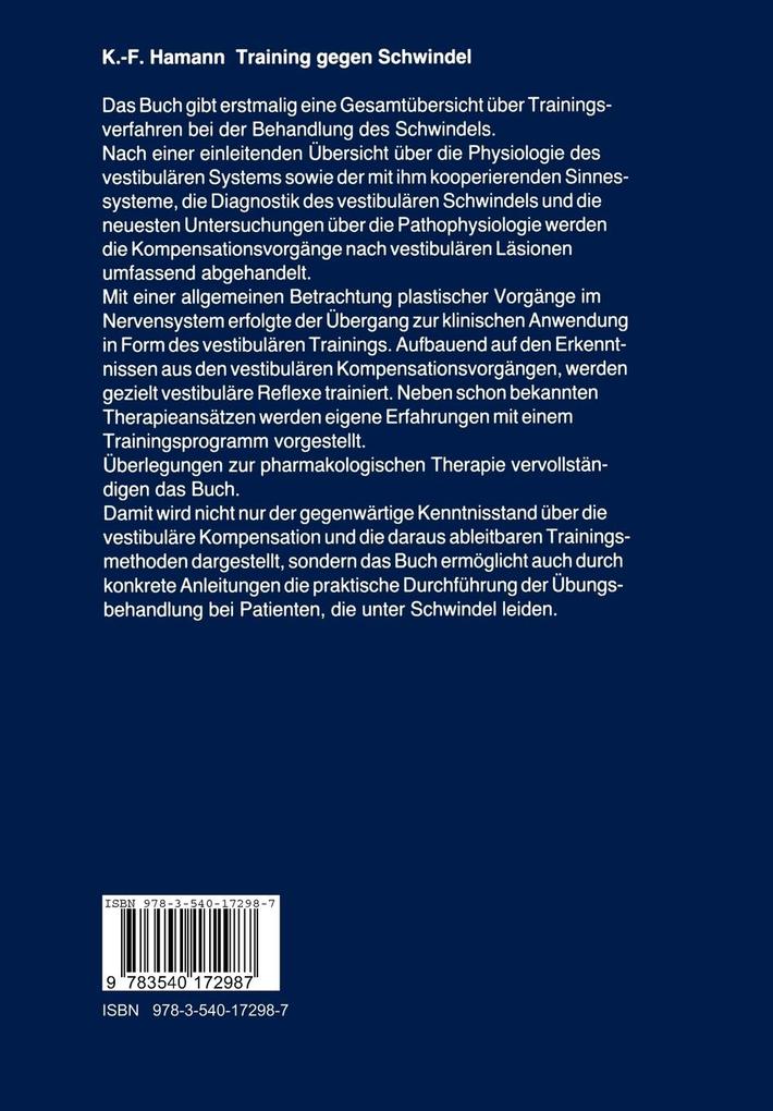 Weitere Ansicht: Training gegen Schwindel | Karl-Friedrich Hamann