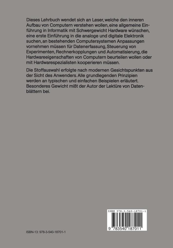 Weitere Ansicht: Technische Grundlagen der Informatik | Dieter Ebner
