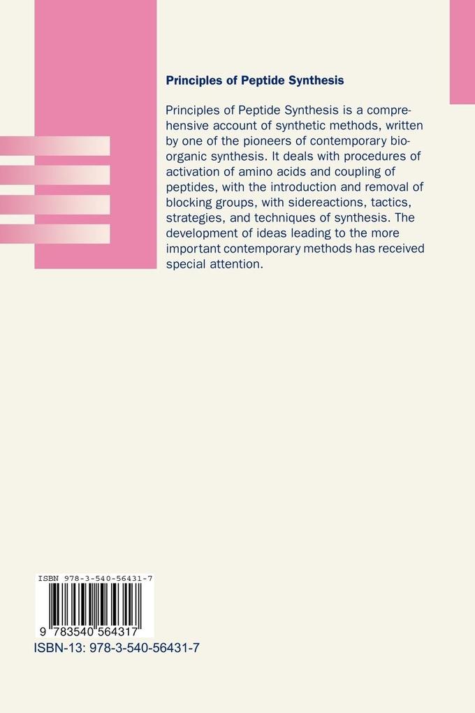 Weitere Ansicht: Principles of Peptide Synthesis | Miklos Bodanszky