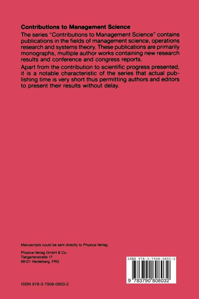 Weitere Ansicht: Operations Research Models in Quantitative Finance