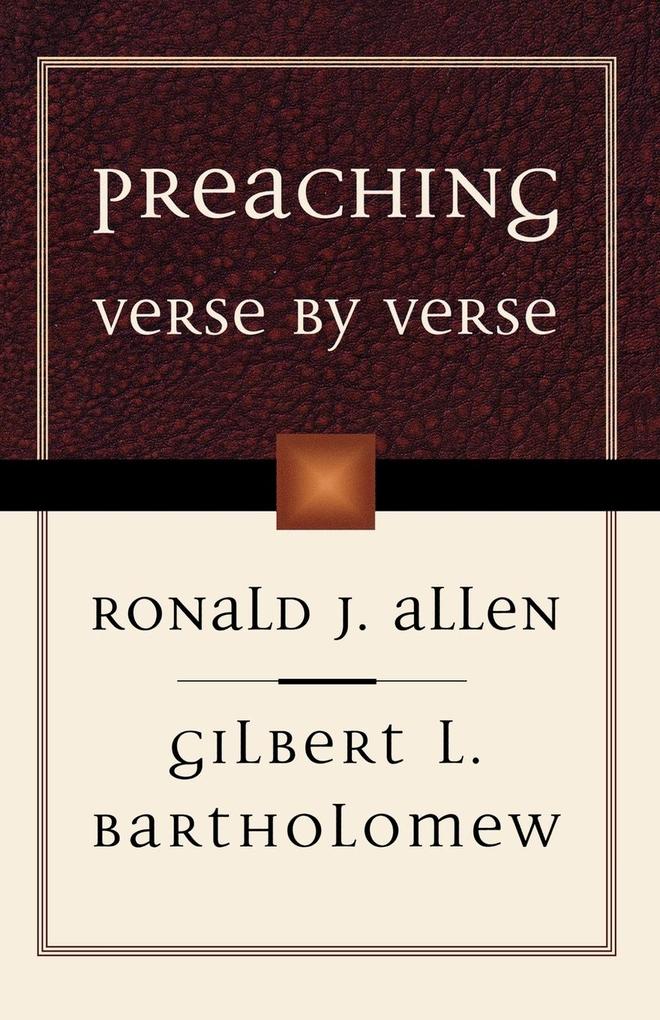 Preaching Verse by Verse als Taschenbuch