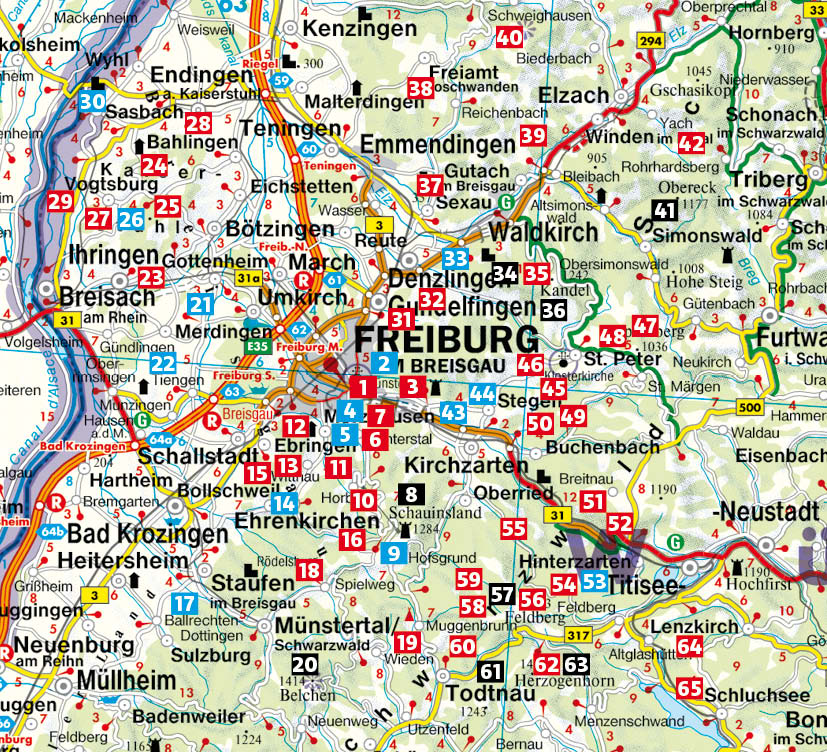 Weitere Ansicht: Rund um Freiburg | Walter Iwersen, Elisabeth van de Wetering