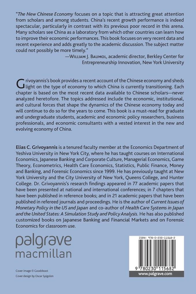 Weitere Ansicht: The New Chinese Economy | Elias C. Grivoyannis