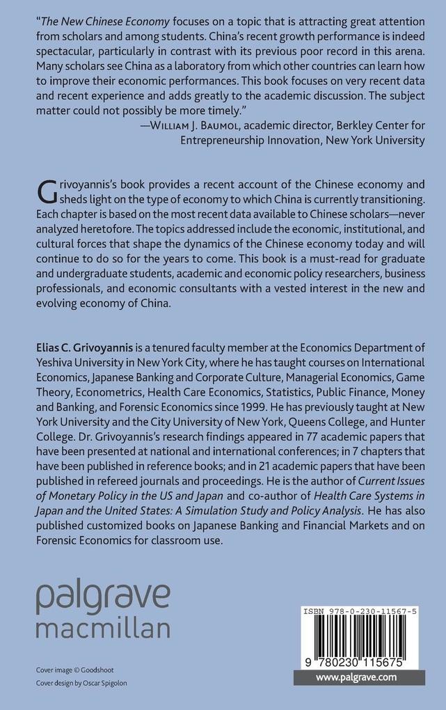 Weitere Ansicht: The New Chinese Economy | Elias C. Grivoyannis