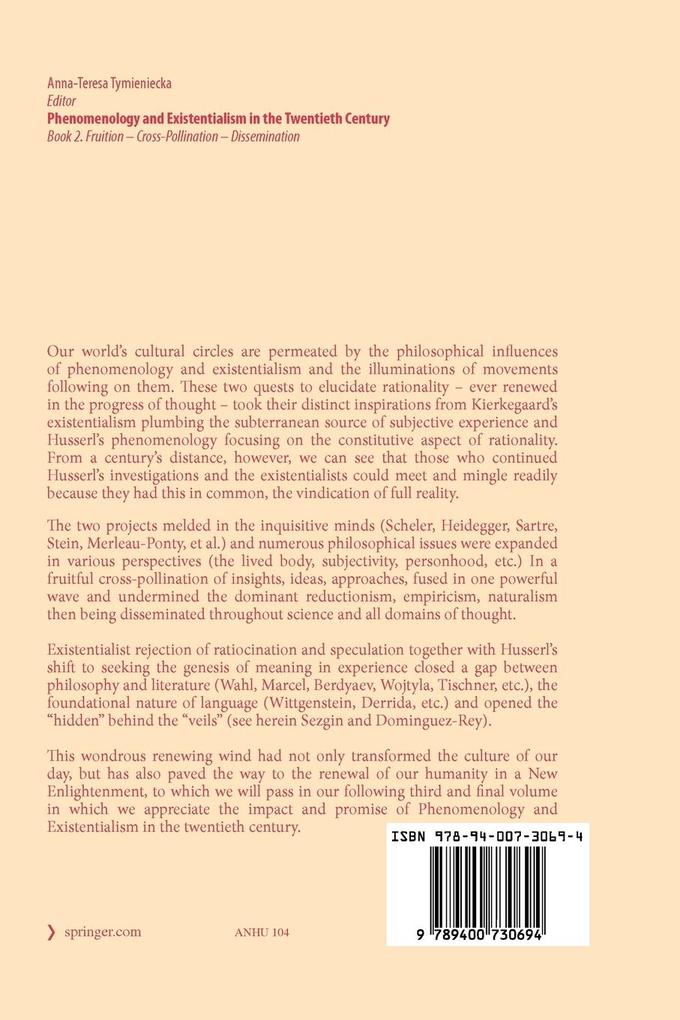 Weitere Ansicht: Phenomenology and Existentialism in the Twentieth Century