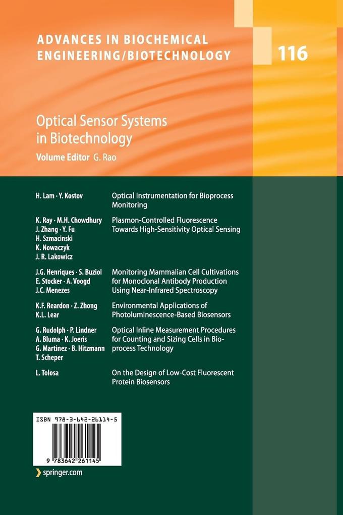 Weitere Ansicht: Optical Sensor Systems in Biotechnology