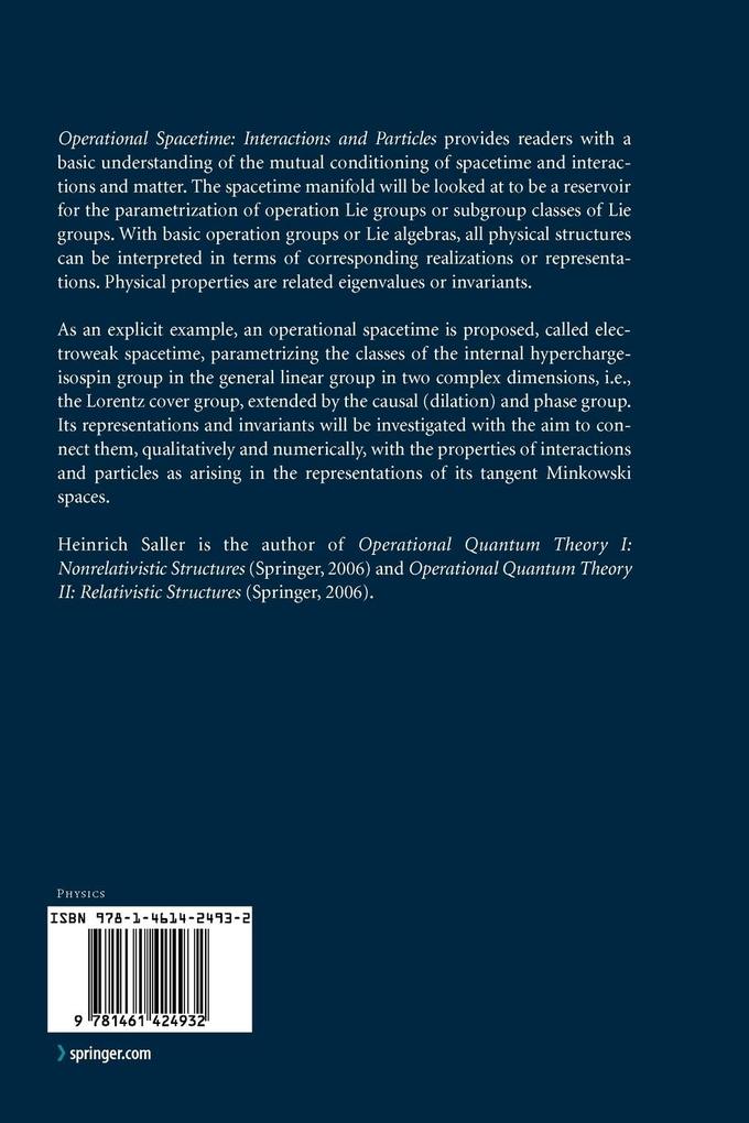 Weitere Ansicht: Operational Spacetime | Heinrich Saller