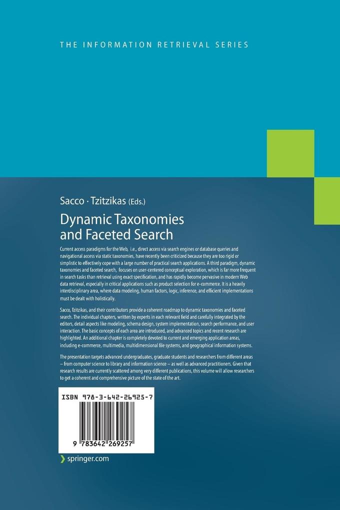 Weitere Ansicht: Dynamic Taxonomies and Faceted Search