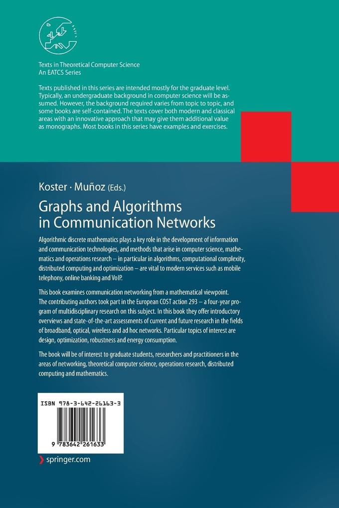 Weitere Ansicht: Graphs and Algorithms in Communication Networks