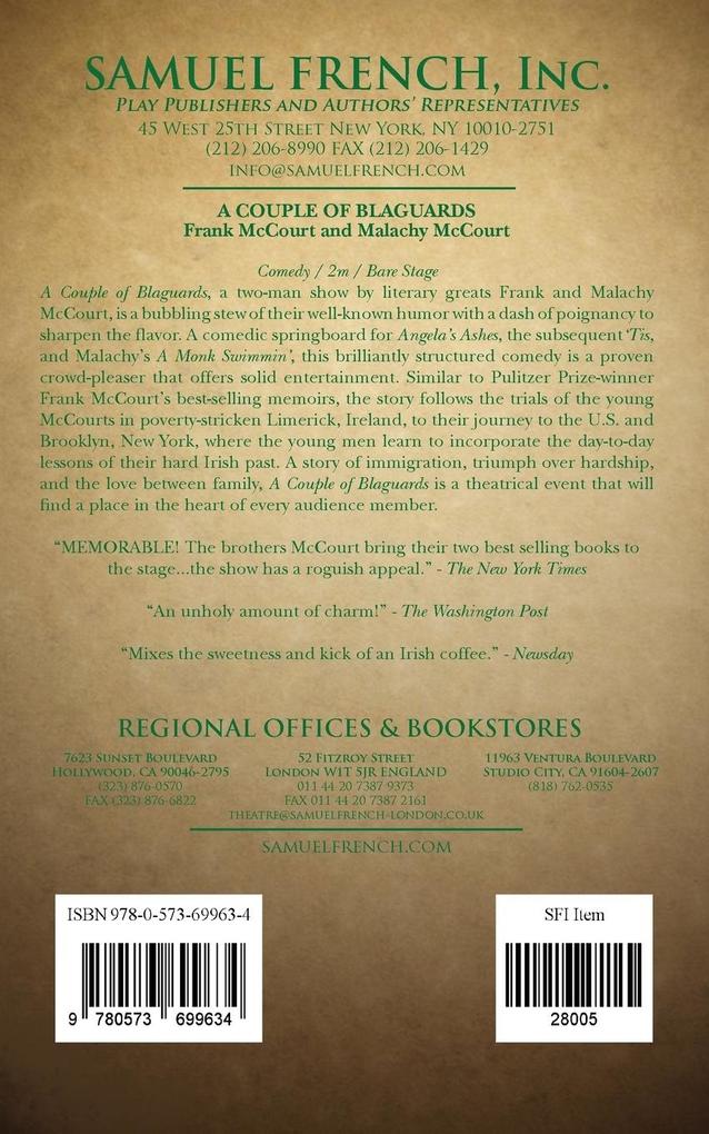 Weitere Ansicht: A Couple of Blaguards | Malachy Mccourt, Frank Mccourt