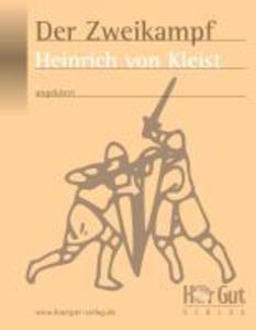 Produktbild: Der Zweikampf | Heinrich von Kleist