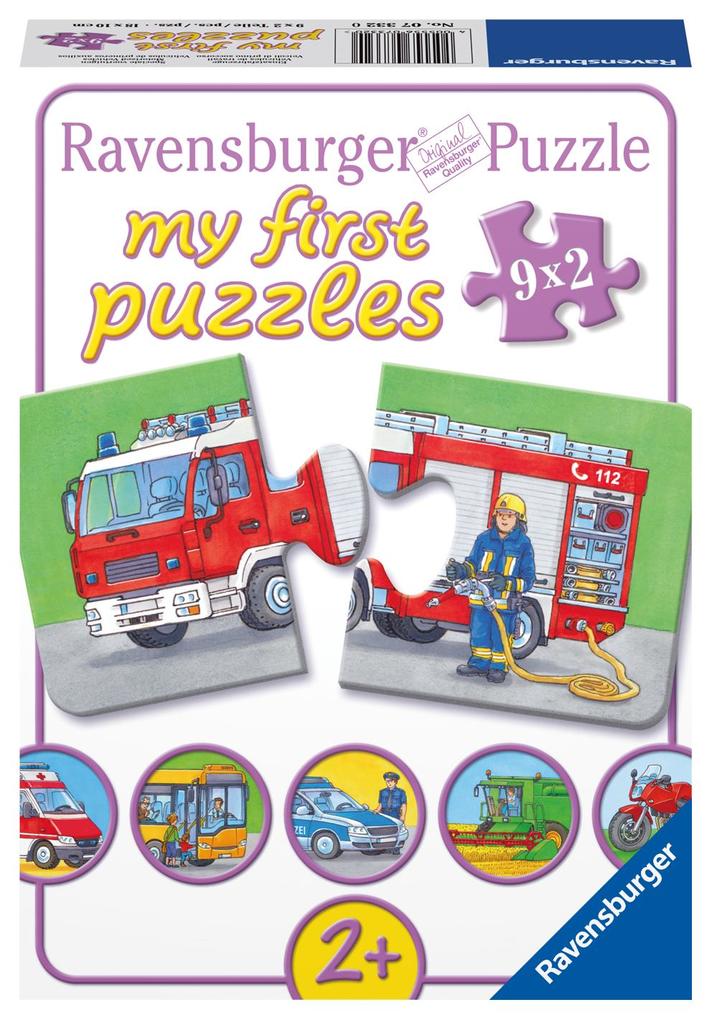Produktbild: Einsatzfahrzeuge. My first Puzzle