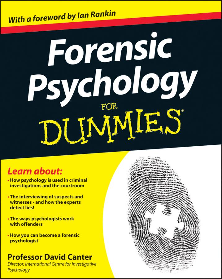 Produktbild: Forensic Psychology For Dummies | David V Canter