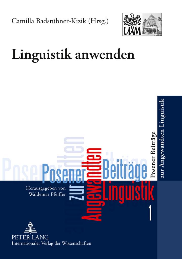 Produktbild: Linguistik anwenden