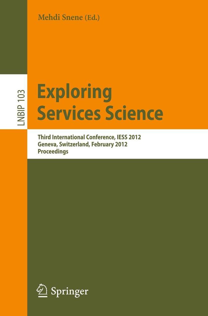 Produktbild: Exploring Services Science