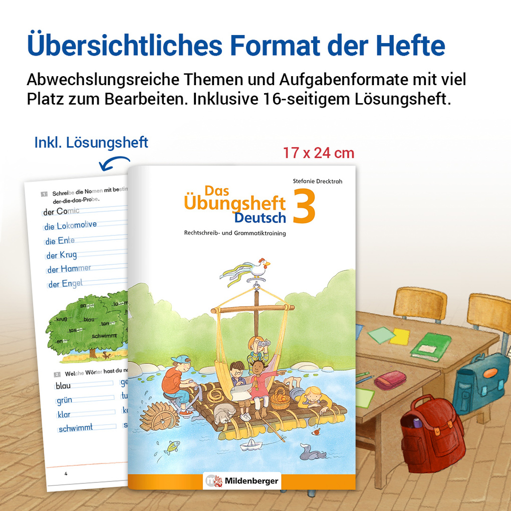 Weitere Ansicht: Das Übungsheft Deutsch 3 | Stefanie Drecktrah